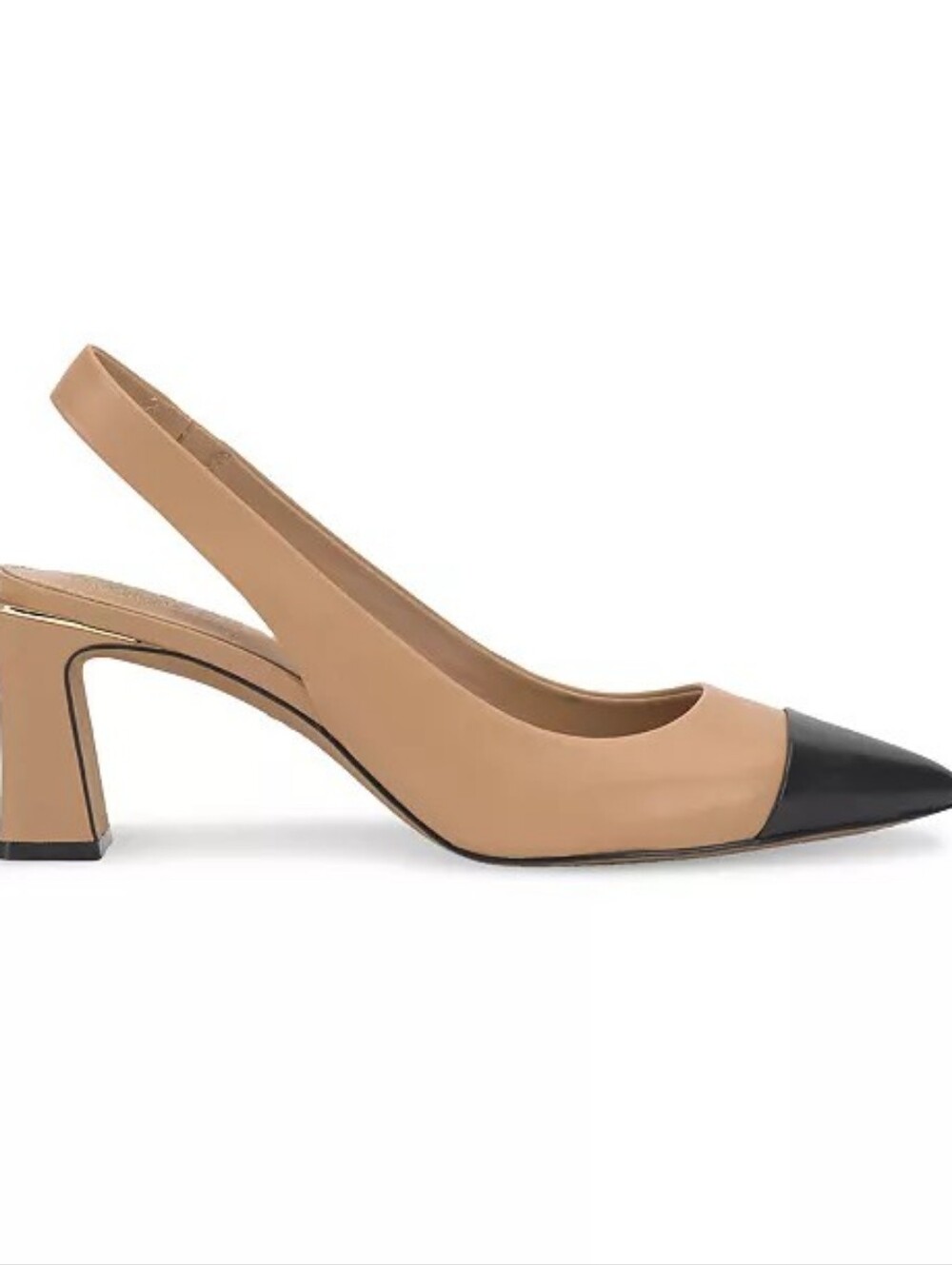 Vince Camuto Hamden Slingback Pumps Size 10 Pointed-toe slip-on block heels NWOT - Picture 7 of 10